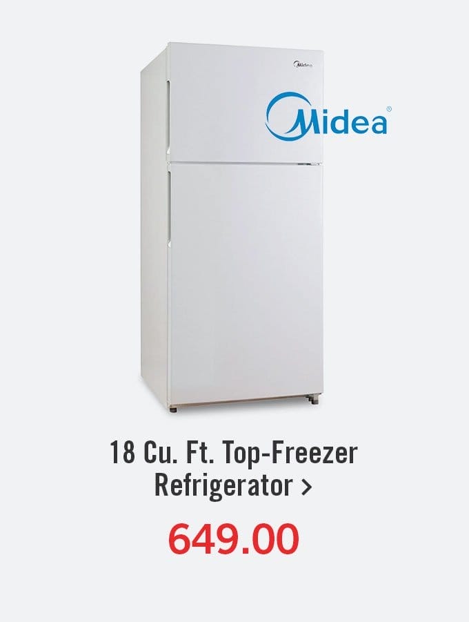 Midea 18 Cu. Ft. Top-Freezer Refrigerator