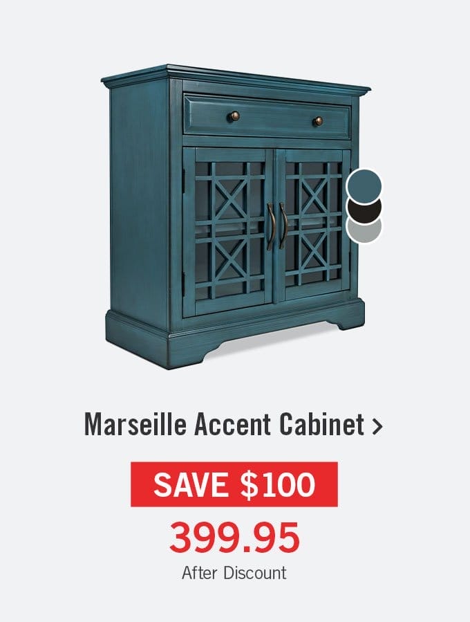 Marseille Accent Cabinet – Blue