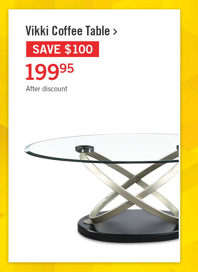 Vikki 48in Modern Oval Glass Top Coffee Table - Glass with Metal Base