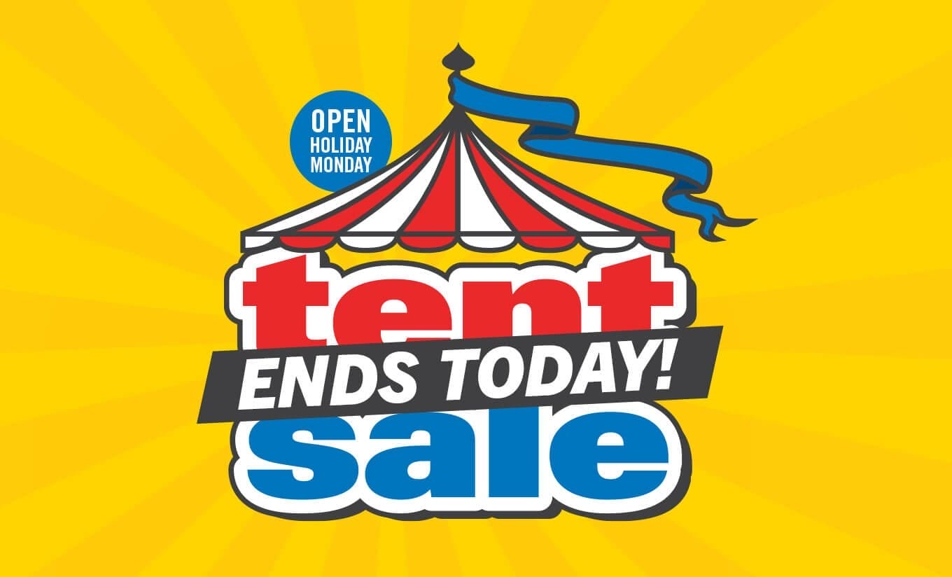 Tent Sale.