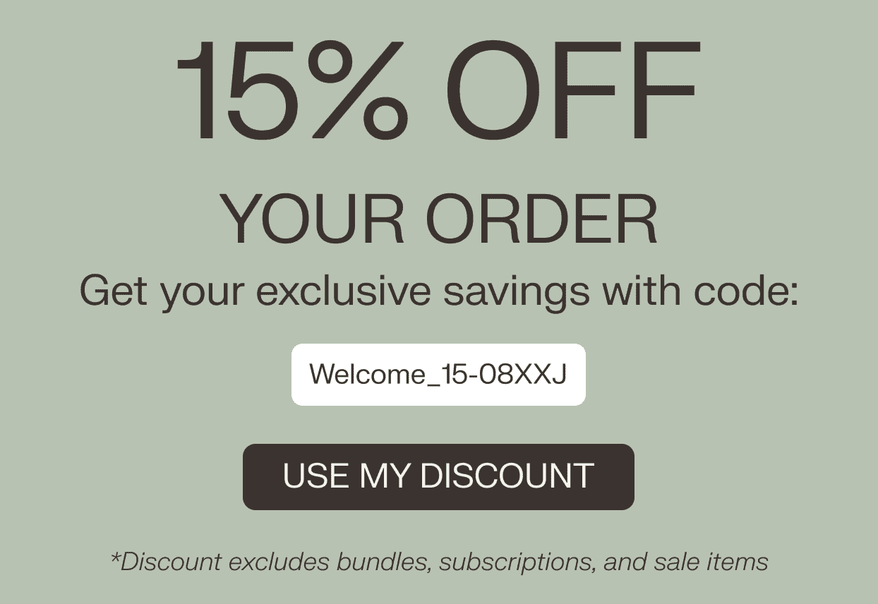 15% off your order 