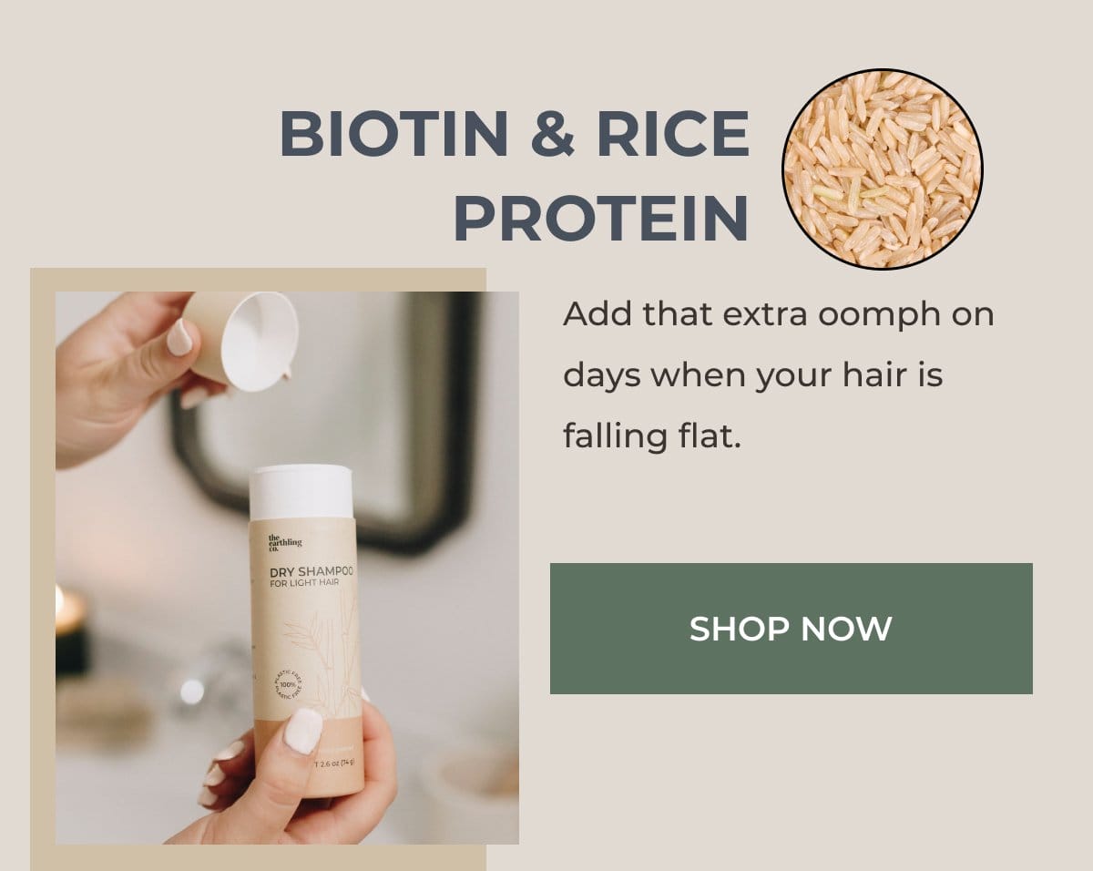 Biotin & Rice Protein
