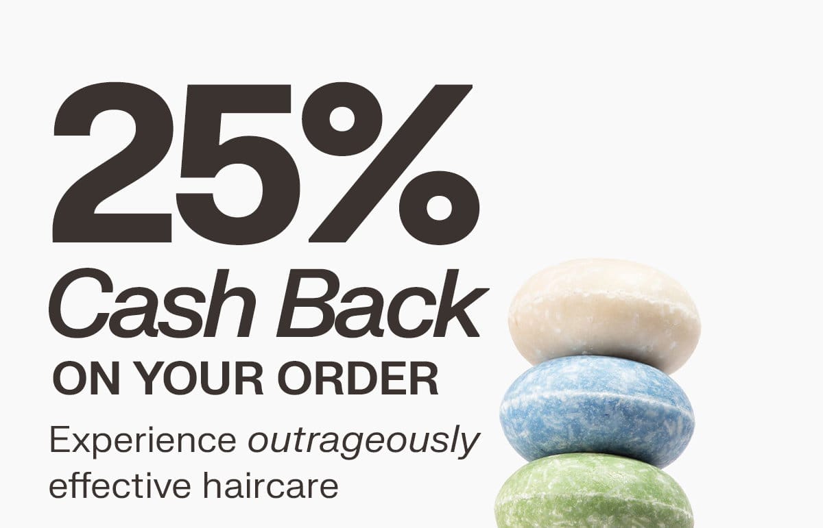 25% cash back