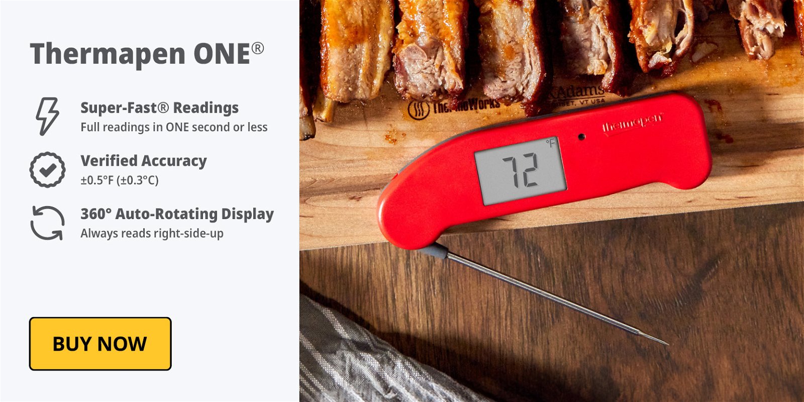 Thermapen ONE Quick Facts