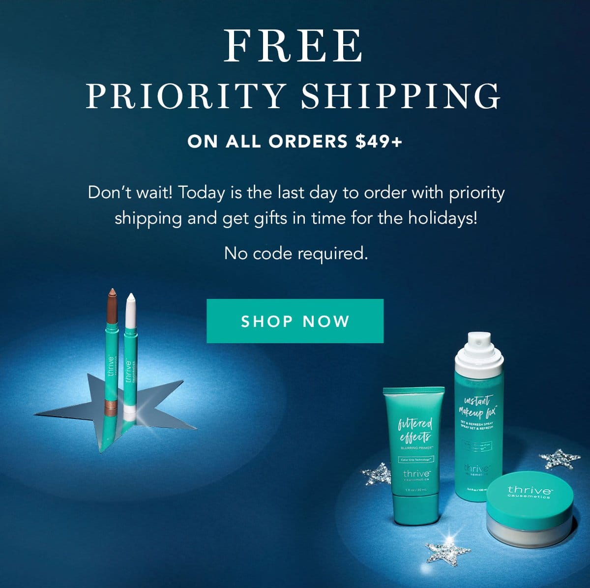 FREE Priority Shipping