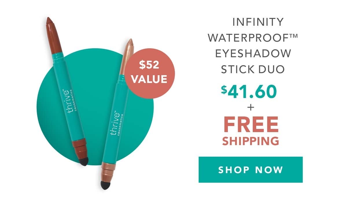 Infinity Waterproof Eyeshadow Stick Duo