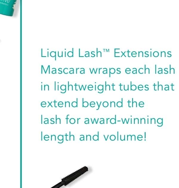 Liquid lash extensions mascara