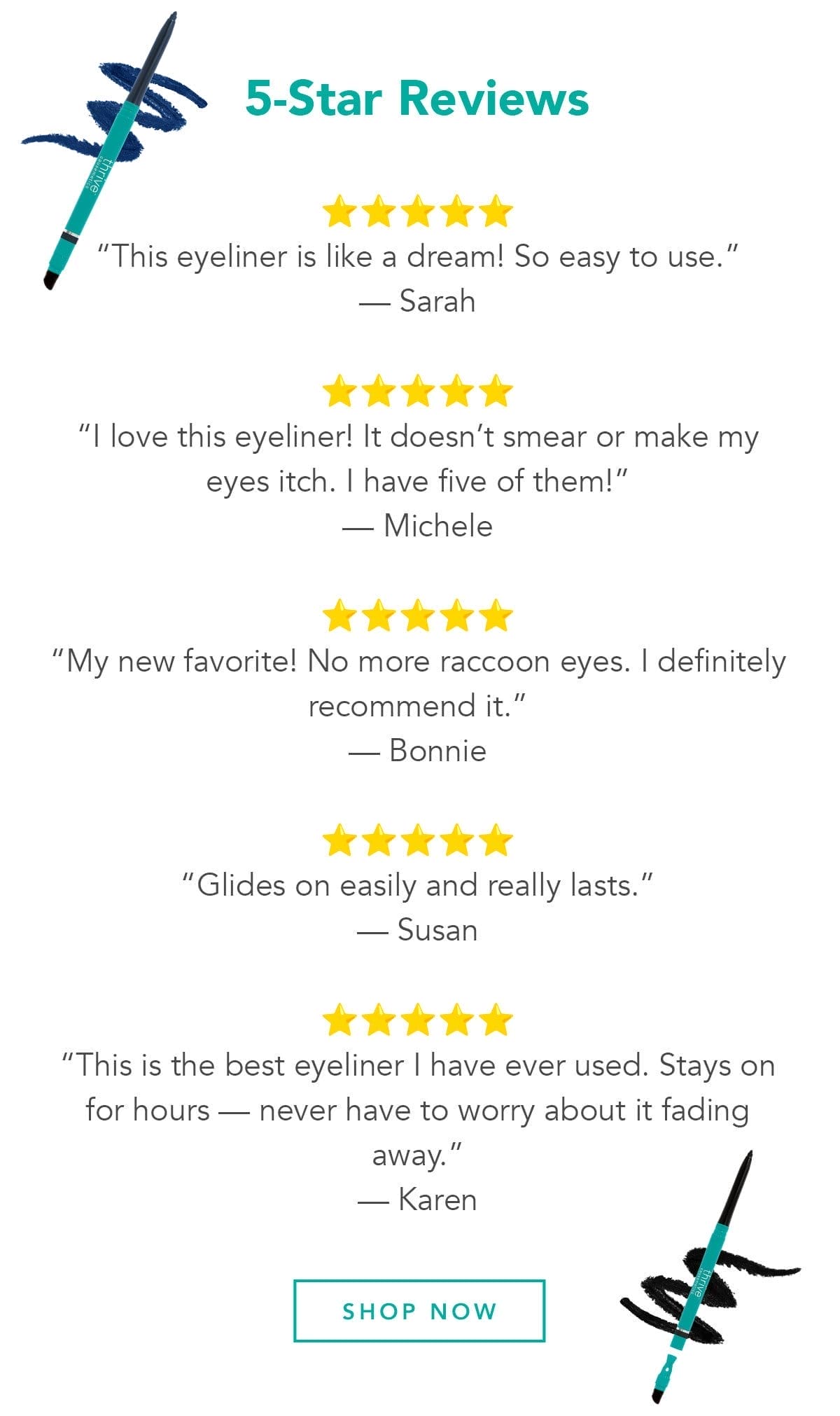 5 star reviews