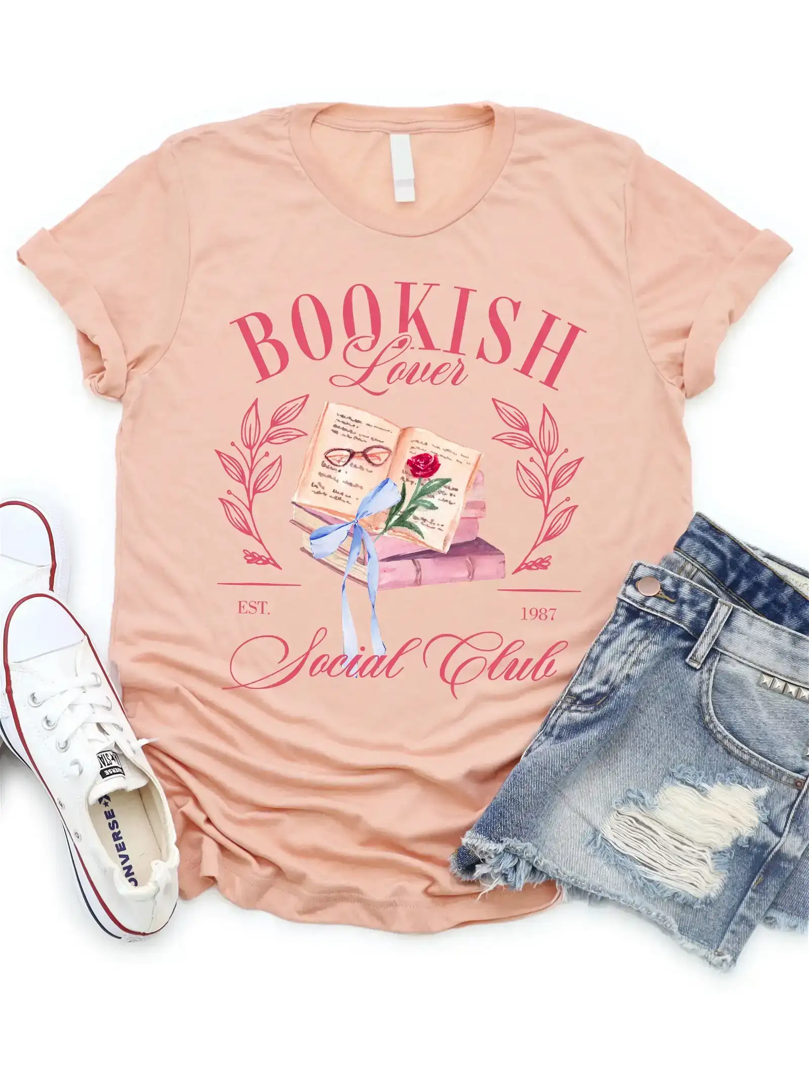 Bookish Lover Social Club Graphic Tee