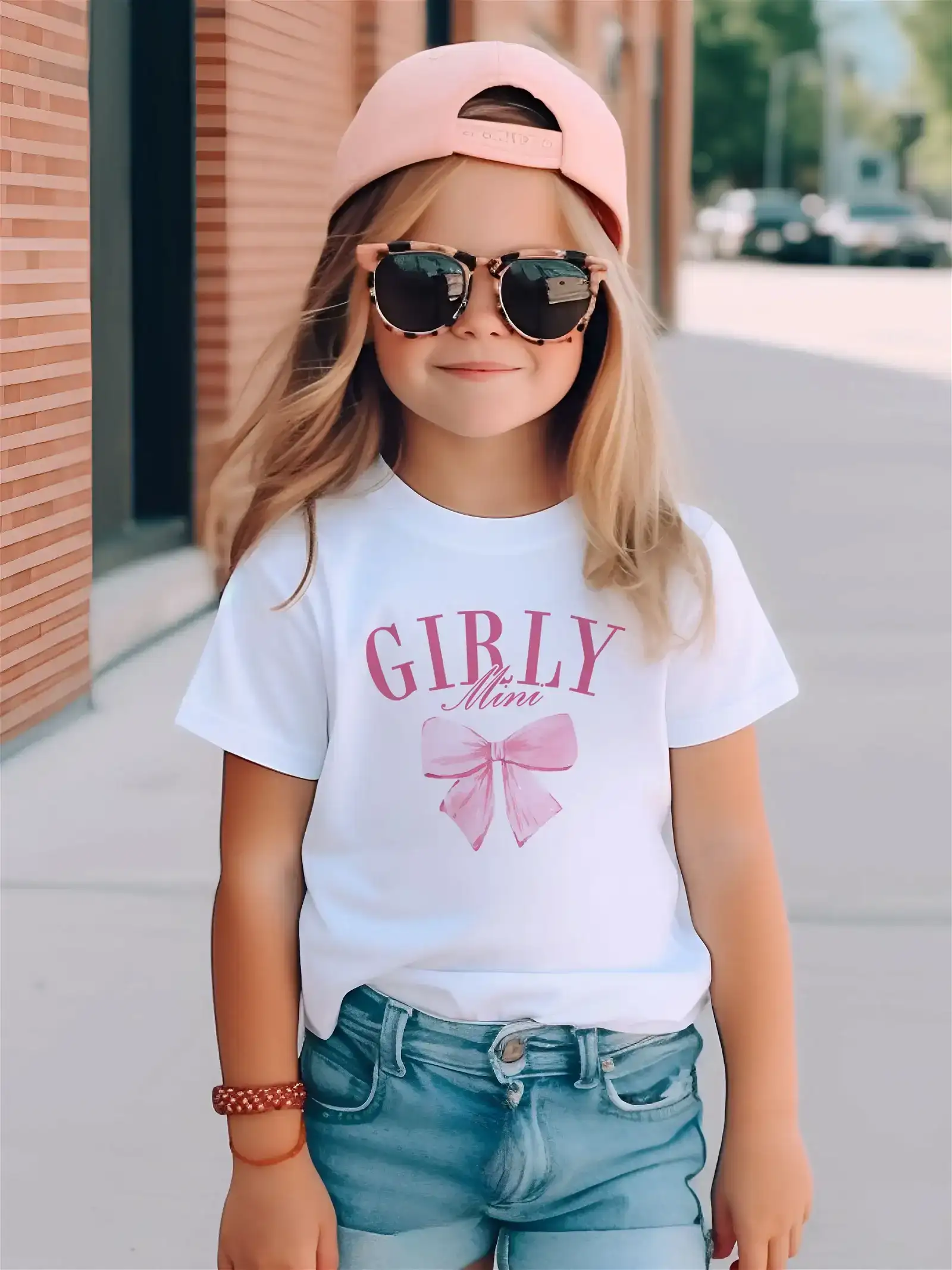 Girly Mini Coquette Kids Graphic Tee