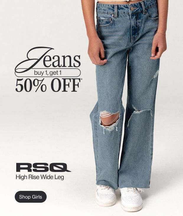 Shop Girls BOGO 50 Off Jeans