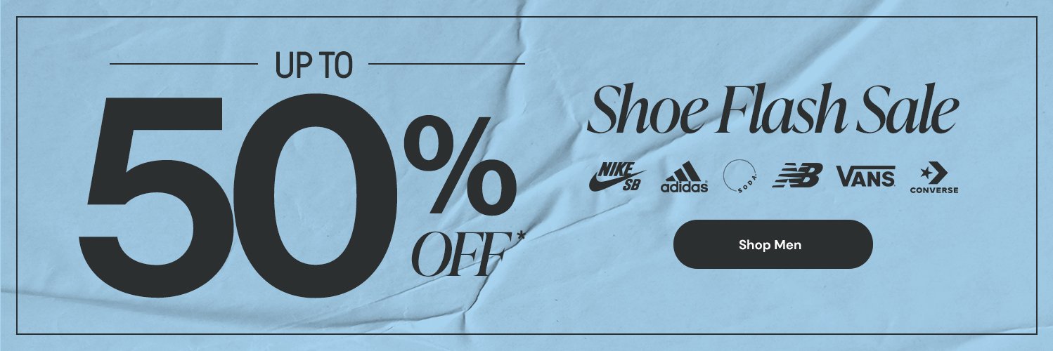 50% Off Shoes Flash Sale