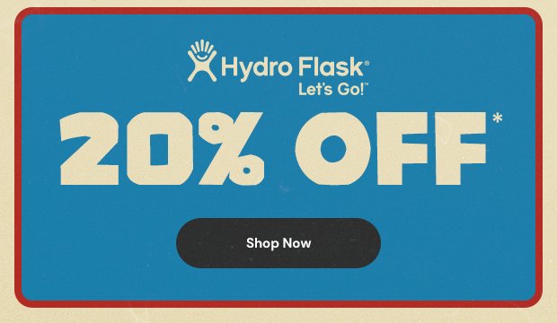 20% Off Hydro Flask