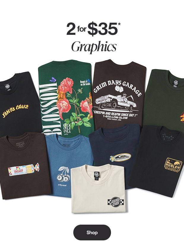 2 for \\$35 Men's Graphic Tees