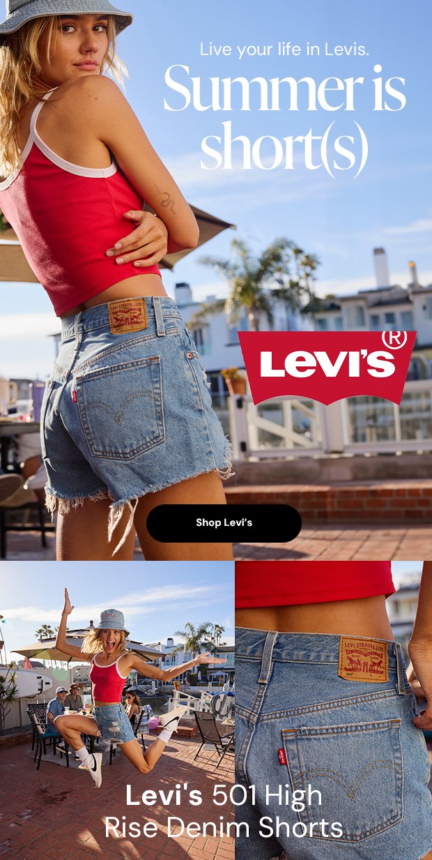 Shop LEVI Denim Shorts