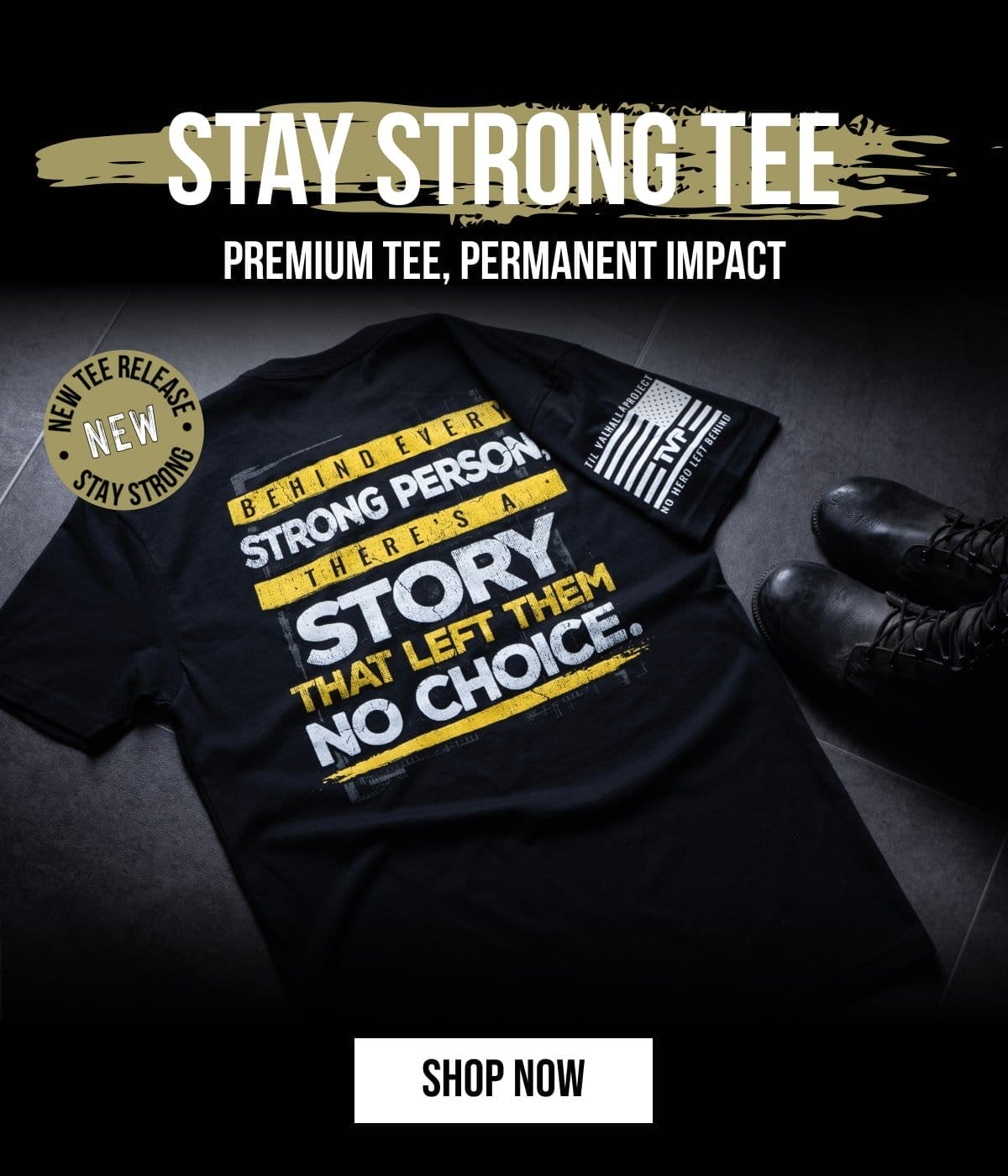 STAY STRONG TEE Premium Tee, Permanent Impact