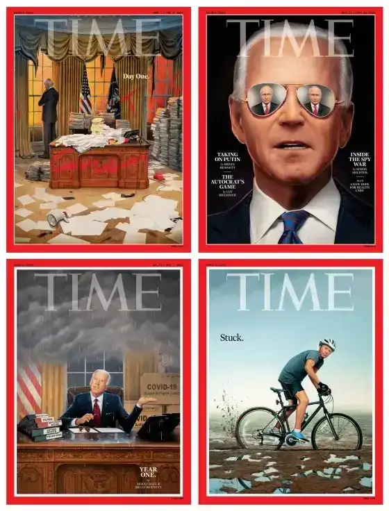 Tim O'Brien Time Biden covers