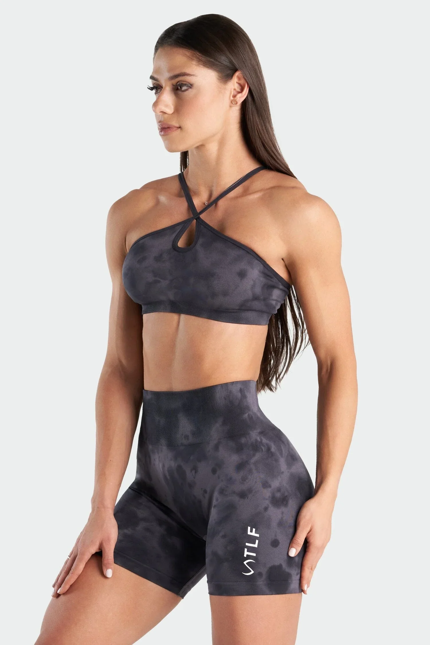 Image of Cosmic Seamless Keyhole Sports Bra