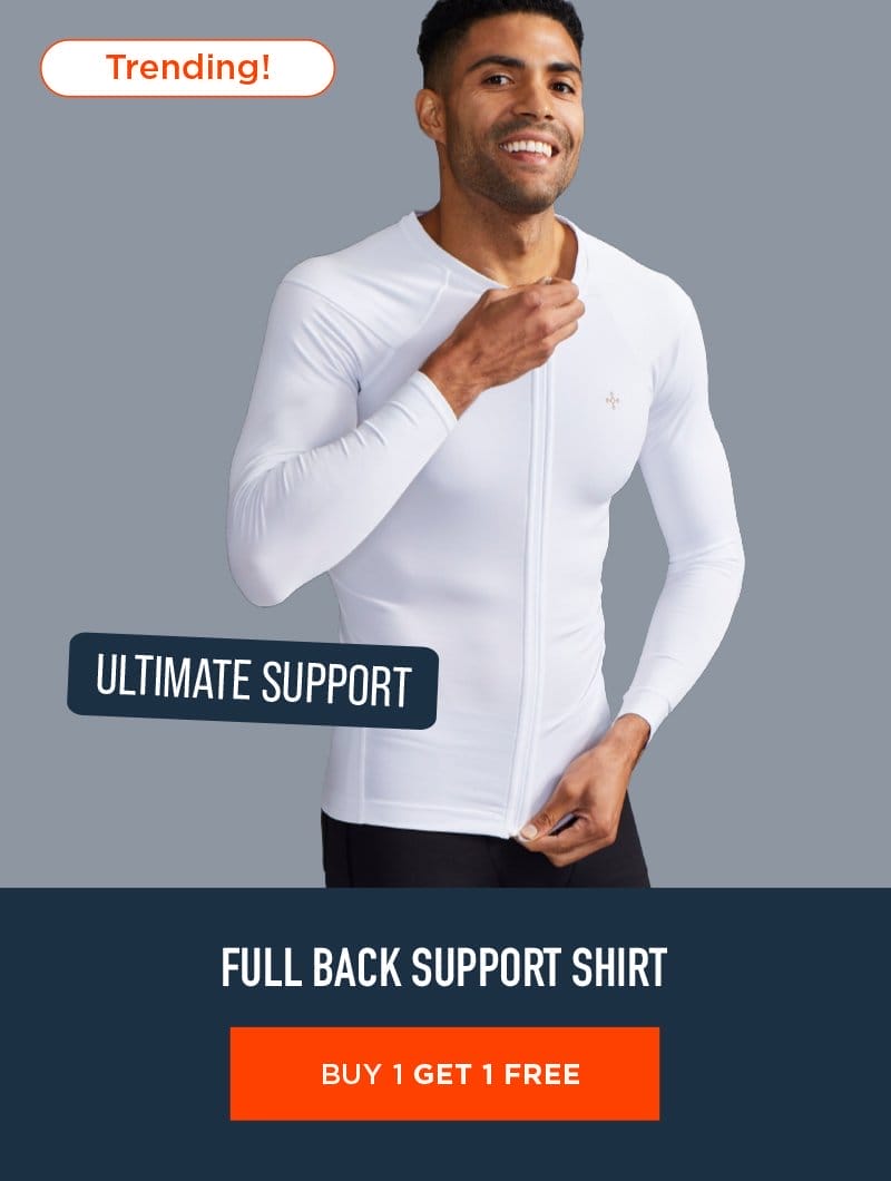 FULL BACK SUPPORT SHORT SLEEVE SHIRT BUY 1 GET 1 FREE