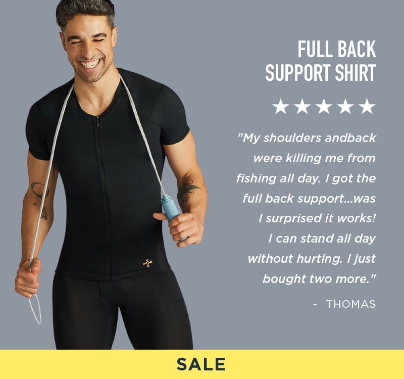 SALE FULL BACK SUPPORT SHIRT