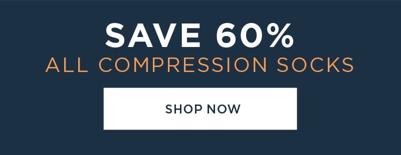 SAVE 60% ALL COMPRESSION SOCKS