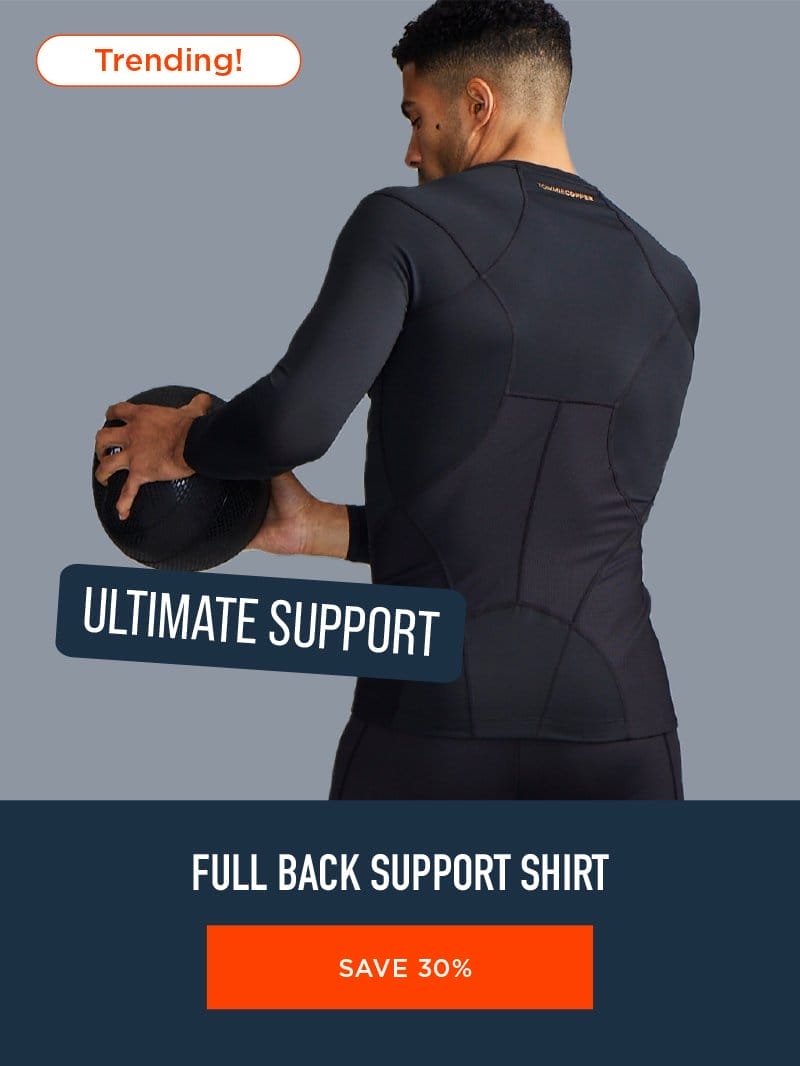 FULL BACK SUPPORT LONG SLEEVE SHIRT SAVE 30%