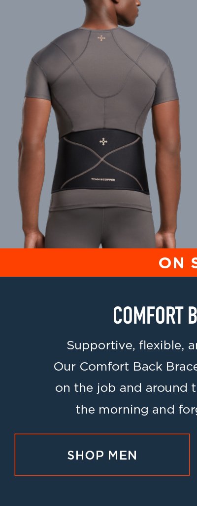 ON SALE! COMFORT BACK BRACE SHOP MEN