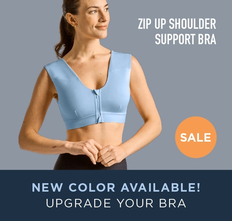 ZIP UP SHOULDER SUPPORT BRA SALE! NEW COLOR AVAILABLE! UPGRADE YOUR BRA