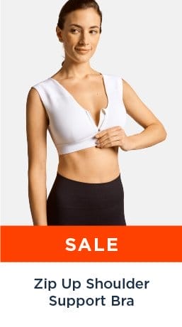 SALE ZIP UP SHOULDER SUPPORT BRA