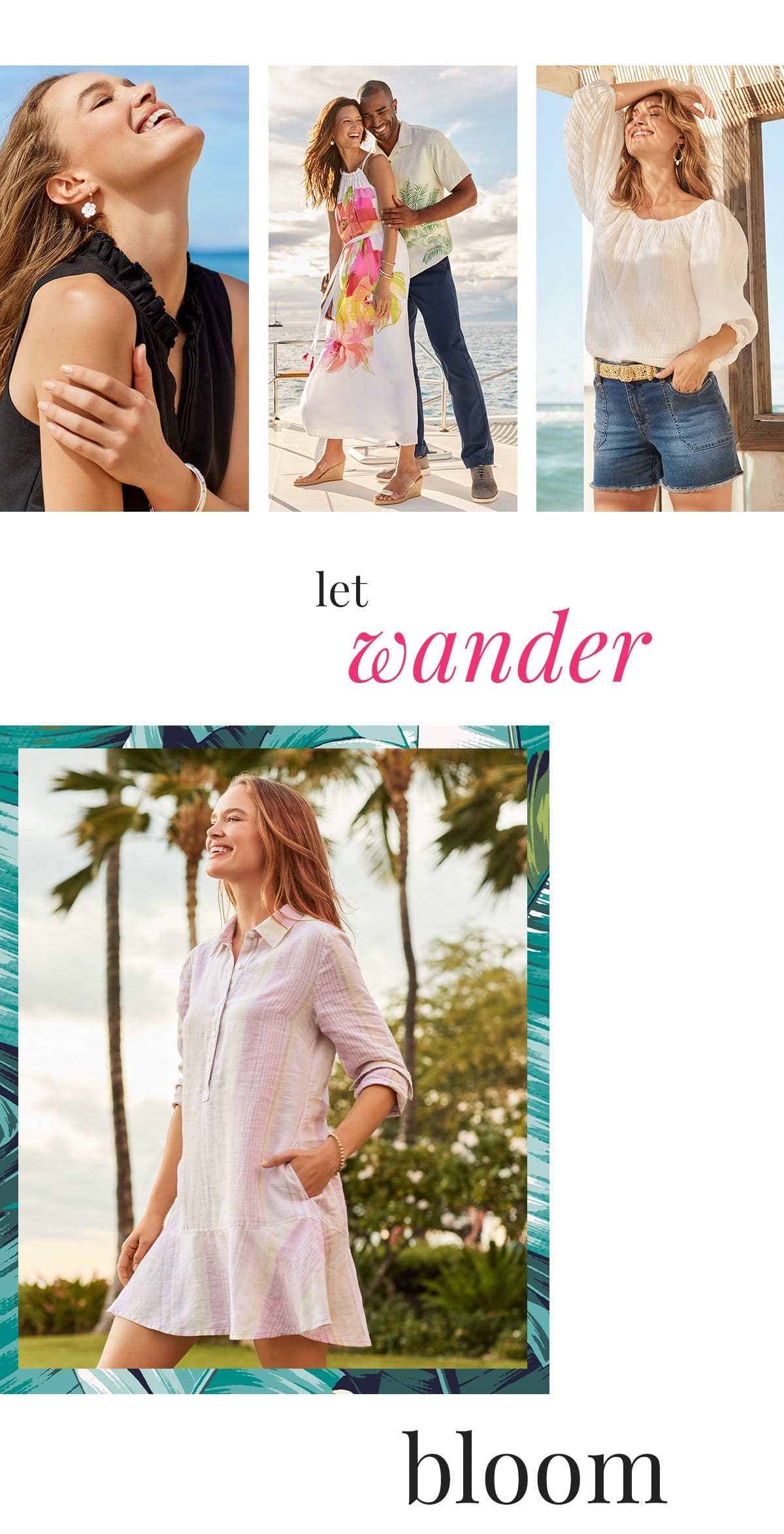 Let wander bloom.