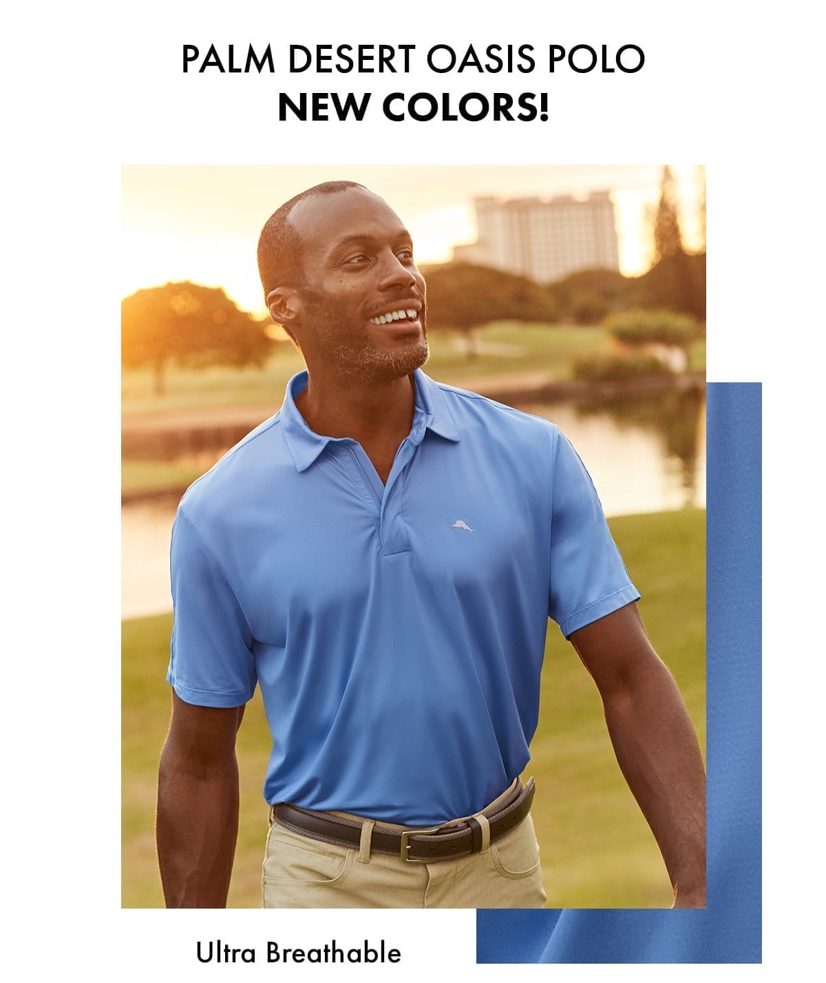 Palm Desert Oasis Polo. New Colors! Ultra breathable.