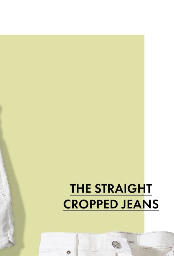 The Straight Cropped Jeans