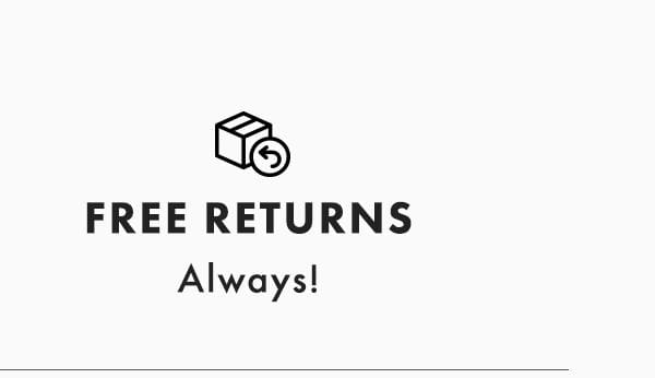 Free Returns Always!