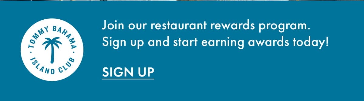 Join our restaurant rewards program. Sign up and start earning awards today! Sign Up.