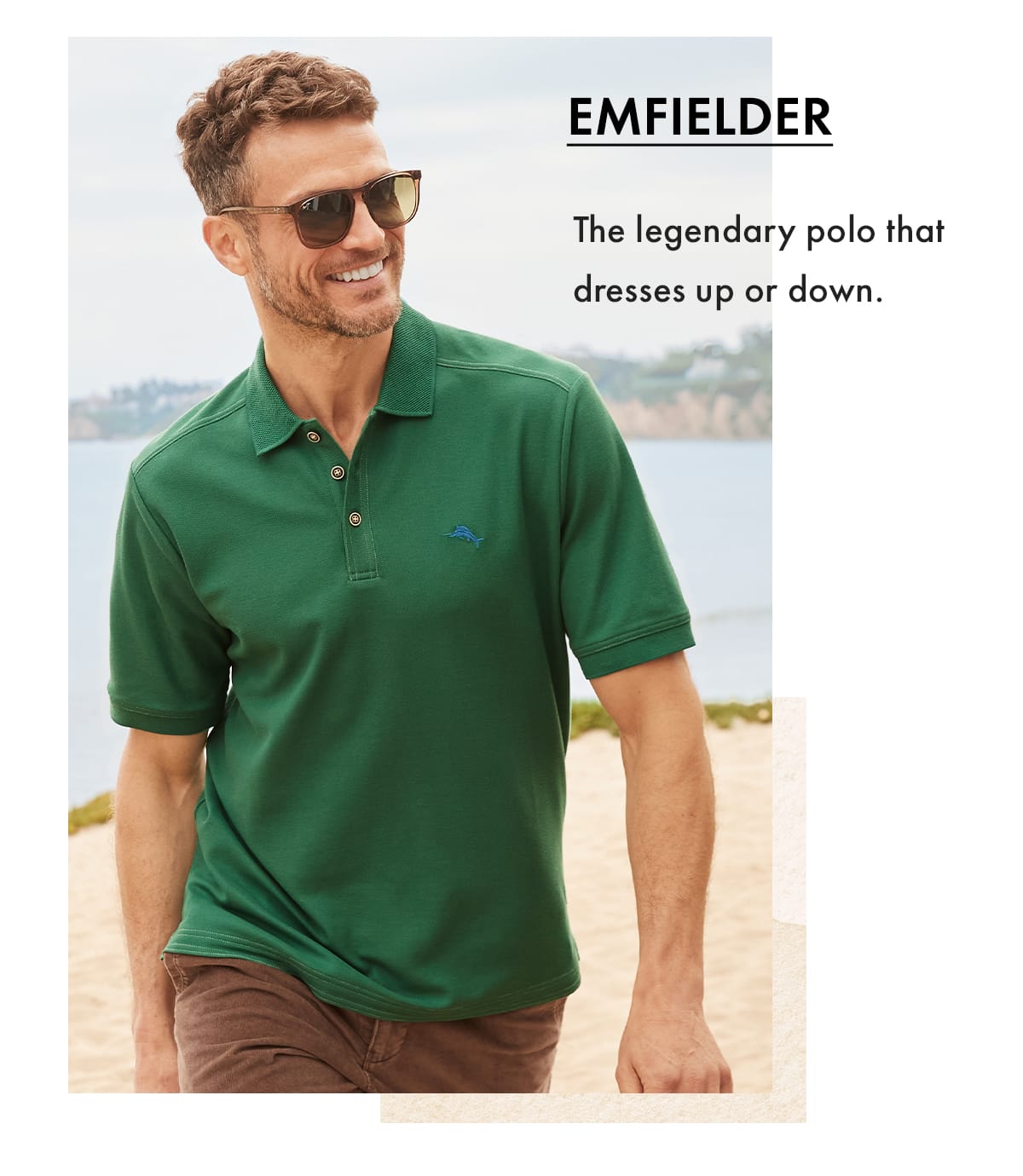 Emfielder: The legendary polo that dresses up or down.