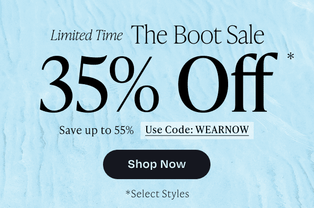 The Boot Sale 35% Off