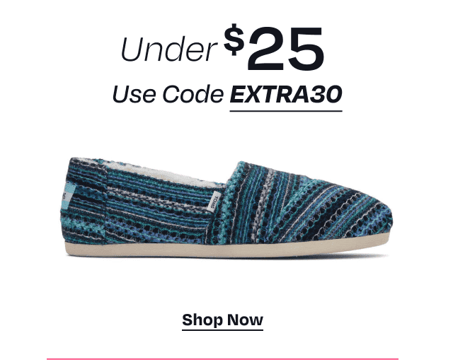 Under \\$25