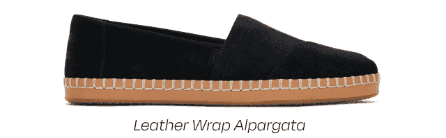 Leather Wrap Alpargata