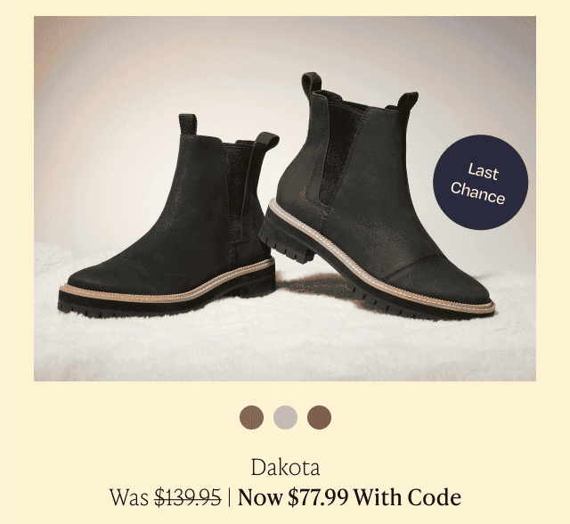 Dakota Black Water Resistant Leather Boot