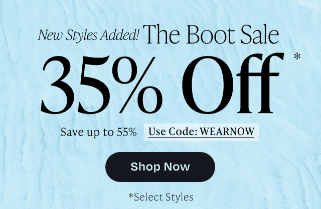 The Boot Sale 35% Off