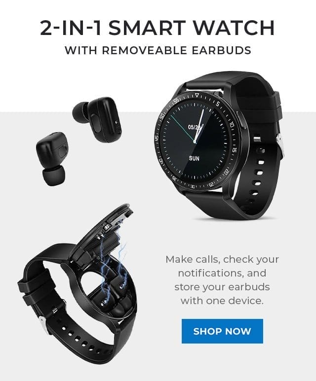 2-in-1 Smart Watch | SHOP NOW