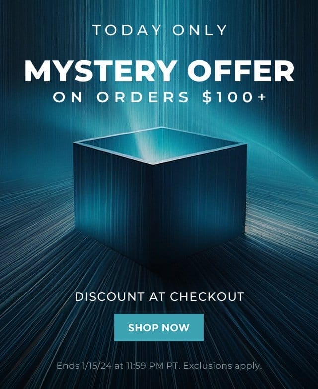 Mystery Discount Sitewide | SHOP NOW