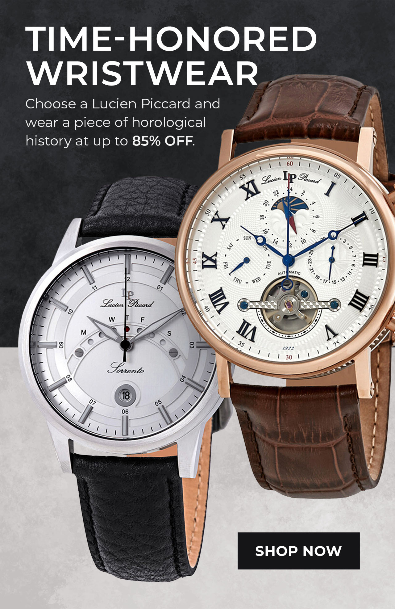 Lucien Piccard Timepieces | SHOP NOW