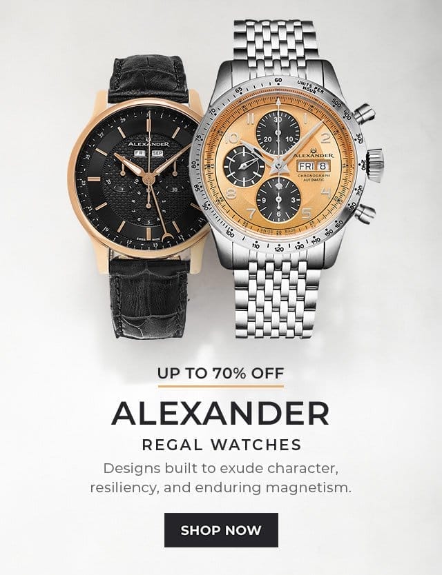 Alexander Timepieces | SHOP NOW