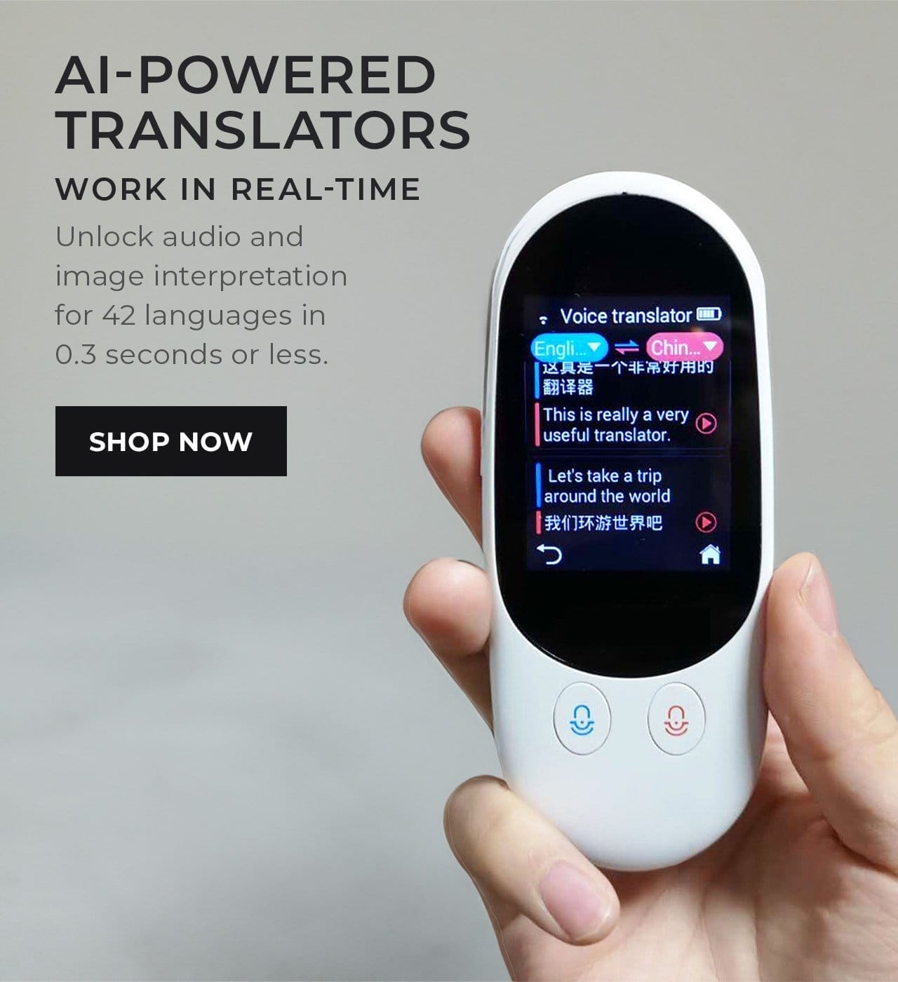 AI-Powered Translators | SHOP NOW