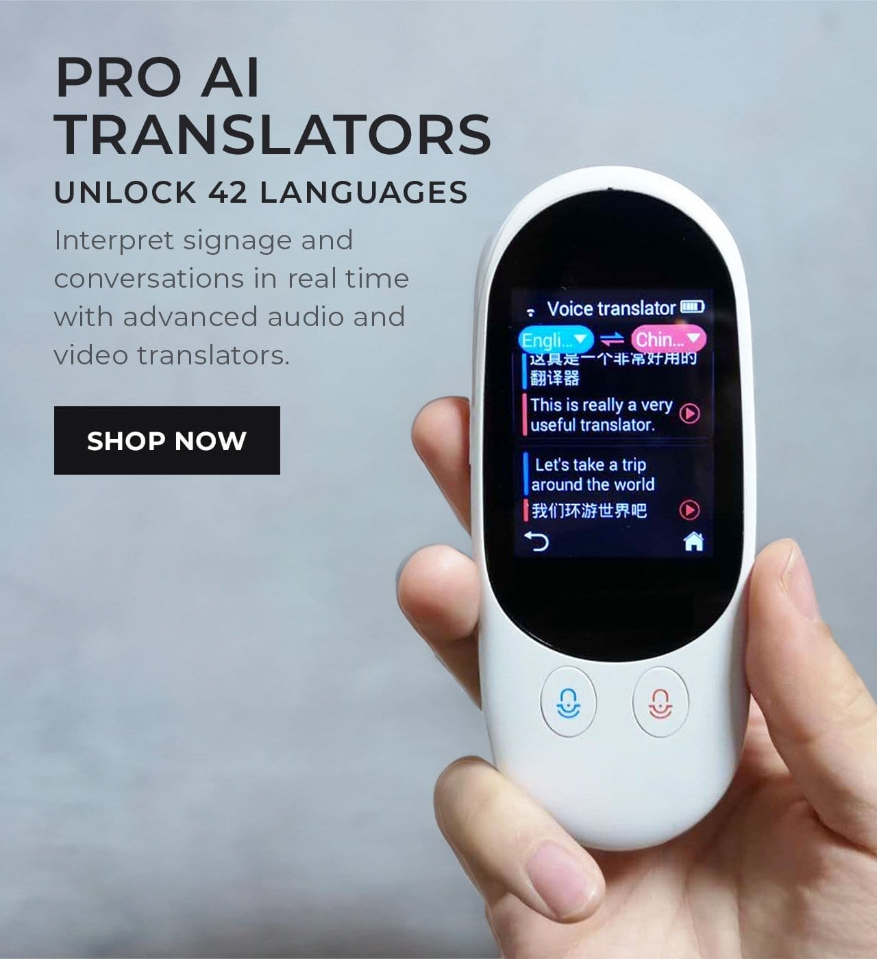 Pro AI Translators | SHOP NOW