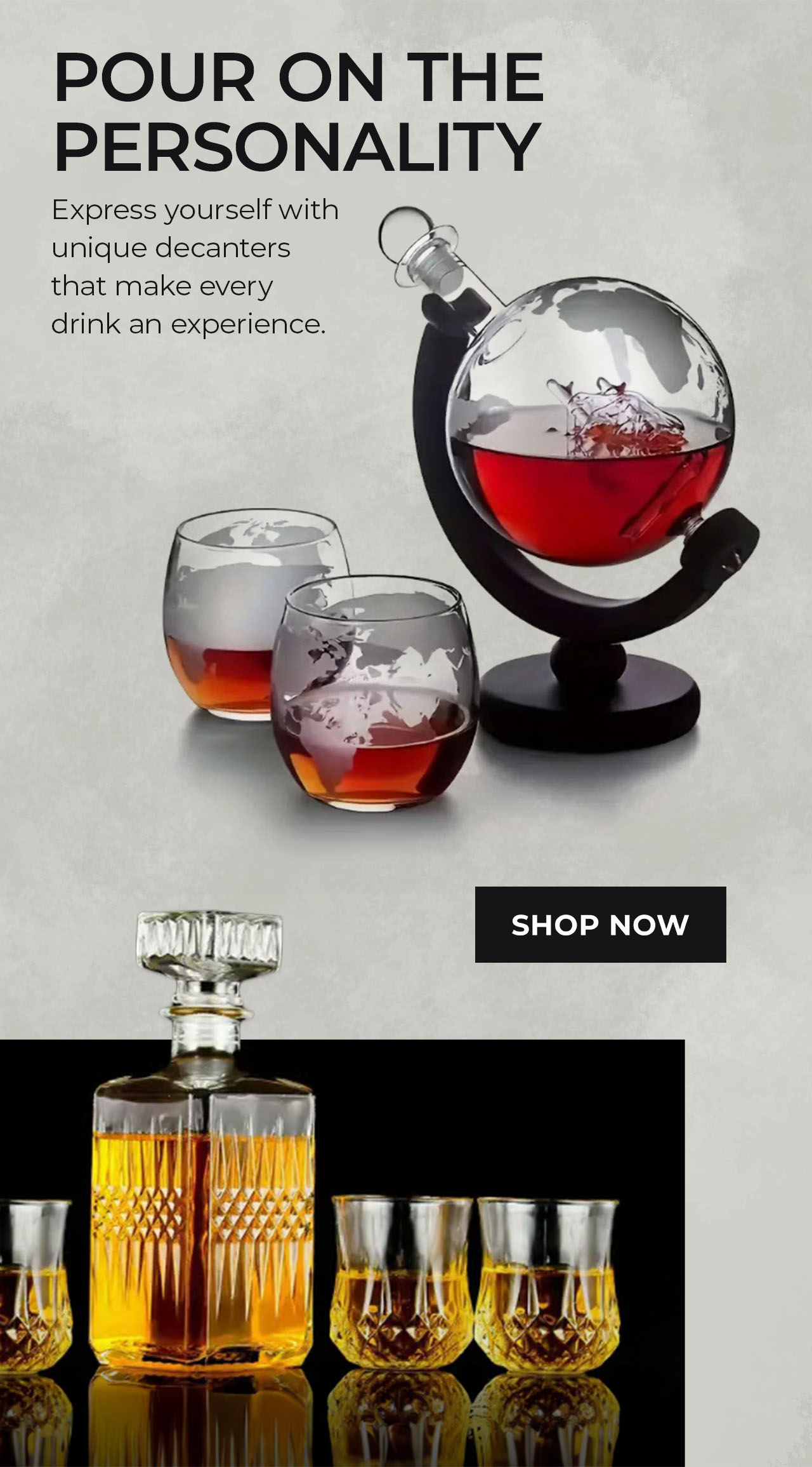 Whiskey Decanter Sets | SHOP NOW