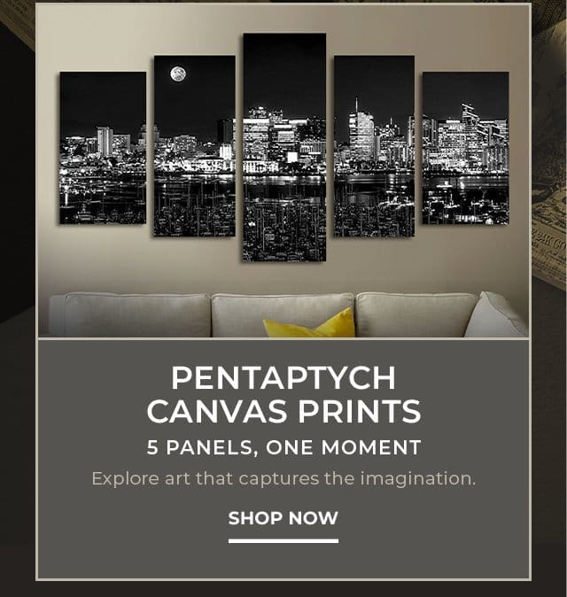 Pentaptych Canvas Prints | SHOP NOW