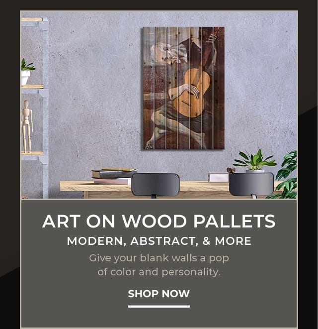 Art On Wood Pallets | SHOP NOW