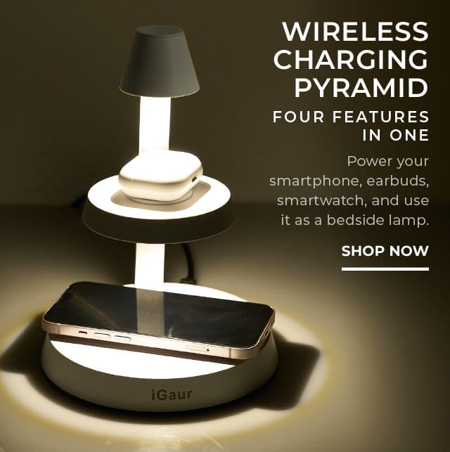 Wireless Charging Pyramid | SHOP NOW